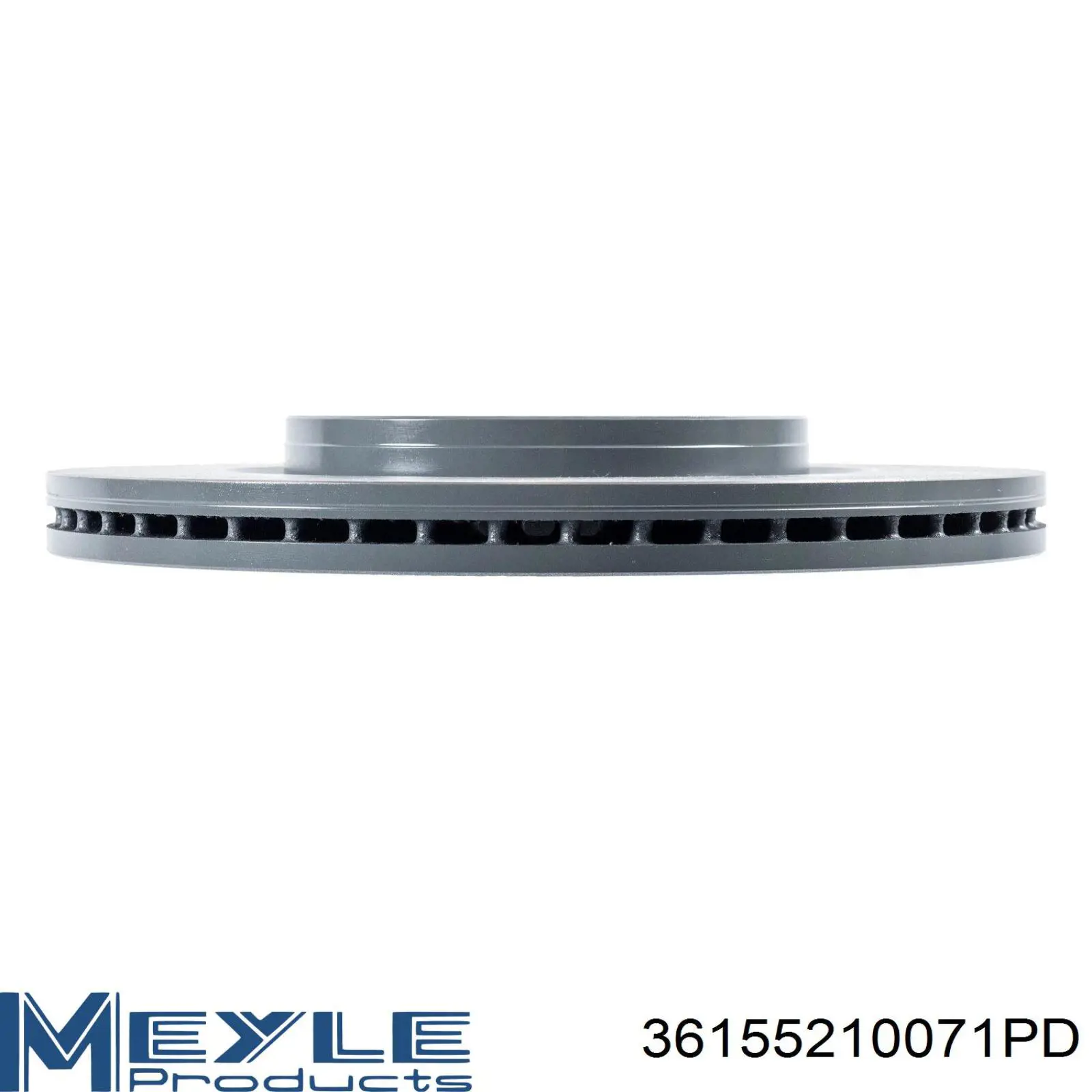 Disco de freno 36155210071PD Meyle