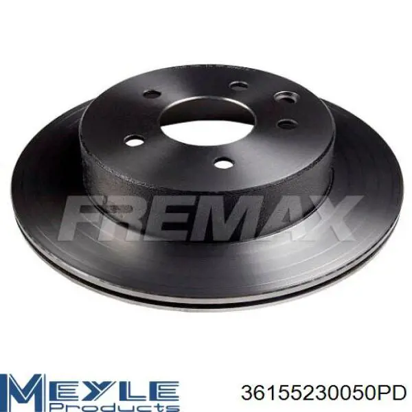 Disco de freno trasero BDS1207 Jurid/Bendix