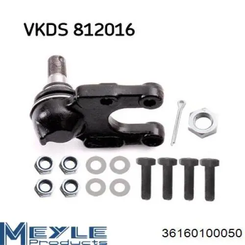 Comprar 36160100050 Meyle Rótula inferior de suspensión