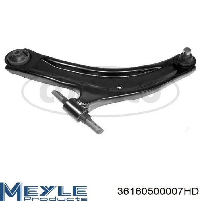 Brazo inferior izquierdo de la suspensión delantera 54501BB00A Renault (RVI)