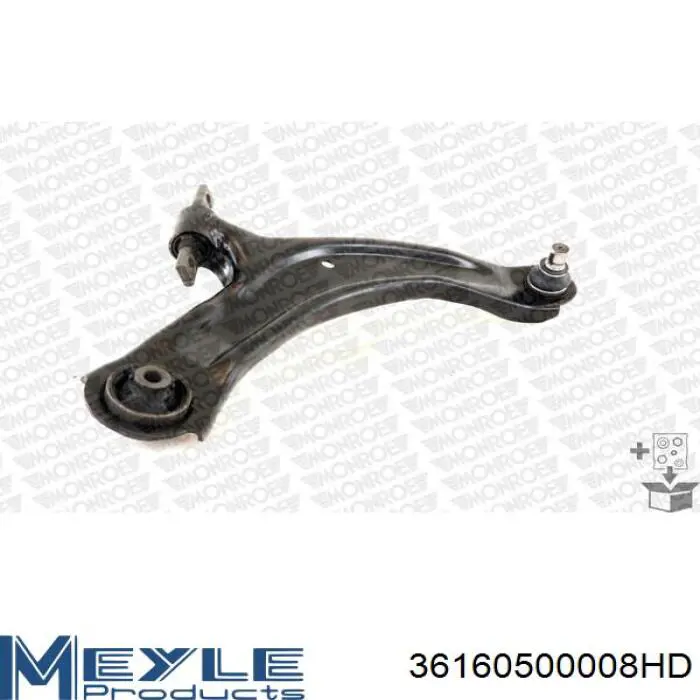 Brazo inferior derecho de la suspensión delantera 8660005372 Renault (RVI)