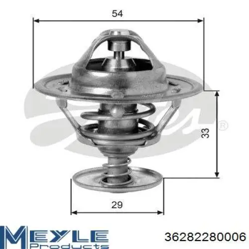 Termostato 36282280006 Meyle