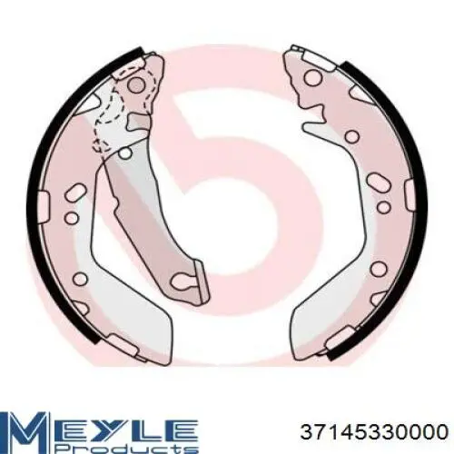Zapatas de freno traseras Mando MLH12