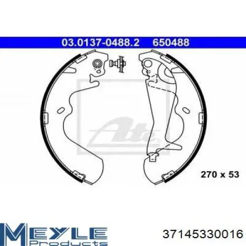 Zapatas de freno de tambor traseras Hyundai/Kia SA099 precio, desde 55,17 EUR
