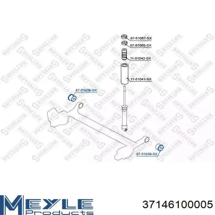 Silentblock de brazo de suspensión Metalcaucho 06637 precio, desde 5,79 EUR