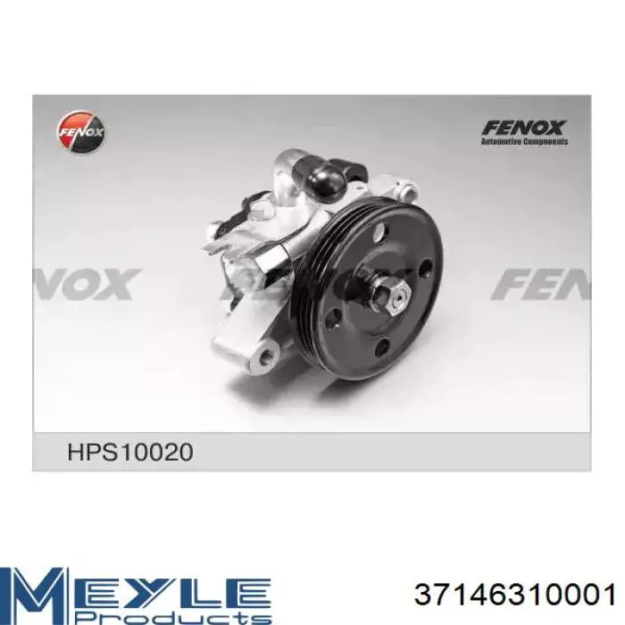 Bomba de dirección hidráulica Meyle 37146310001