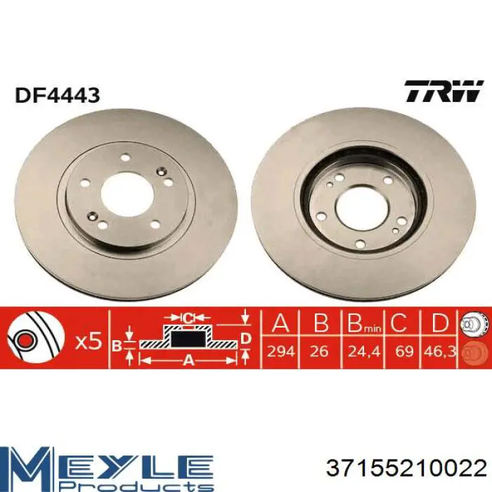 Comprar R1016 VALEO Freno de disco delantero