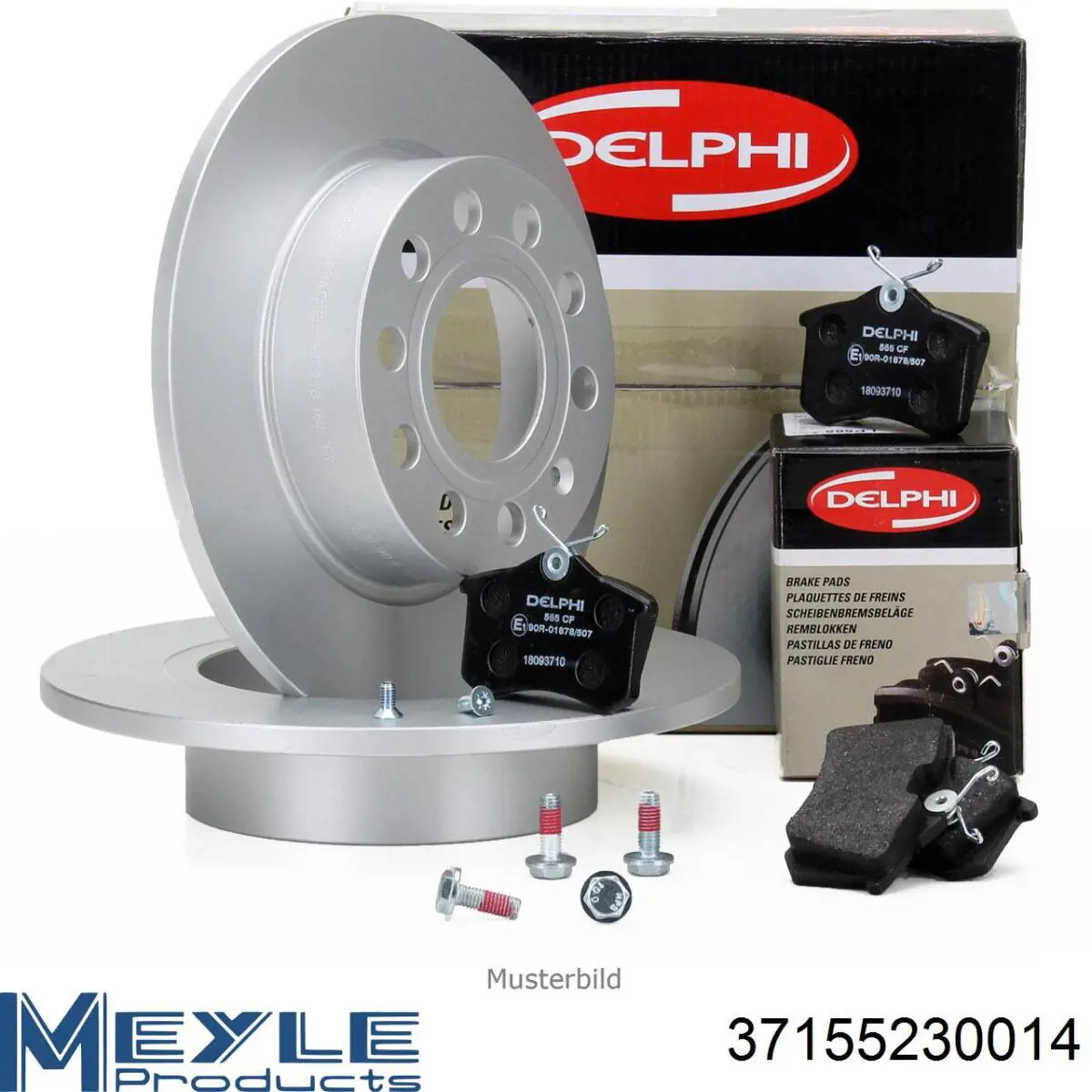 Comprar LVBD1188Z Motaquip Disco de freno trasero