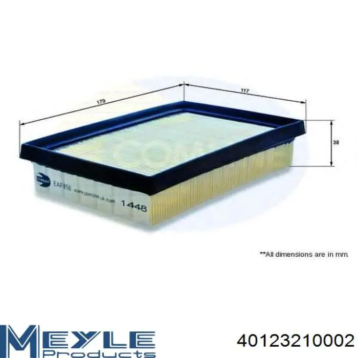 Filtro aire Toyota 178010M040