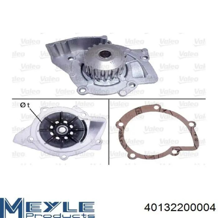 Motor de agua Peugeot/Citroen 00001201K2
