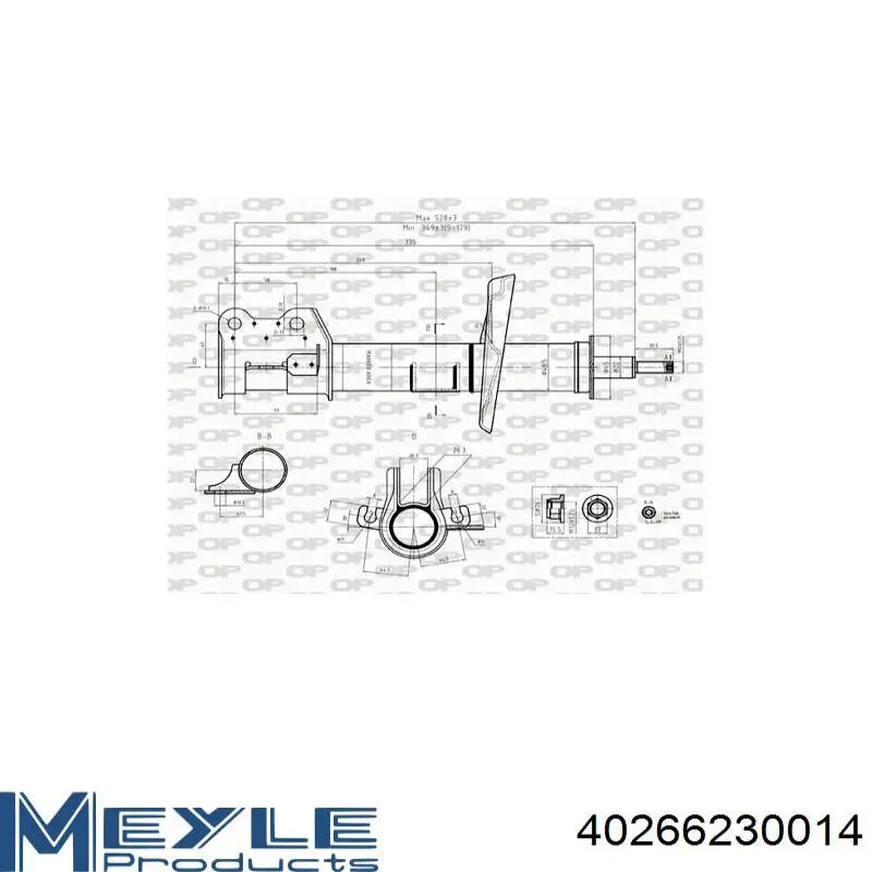 Comprar MSS017209 Mando Amortiguador delantero derecho