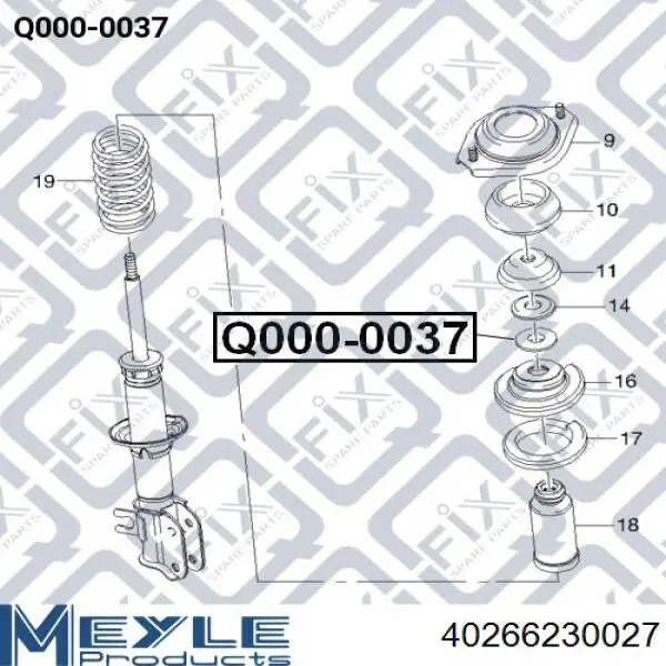 Amortiguador delantero derecho Citroen C4 2 B7