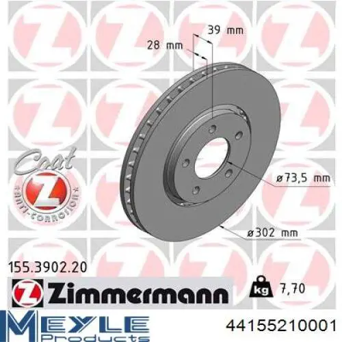 Comprar 0986479U03 Bosch Freno de disco delantero