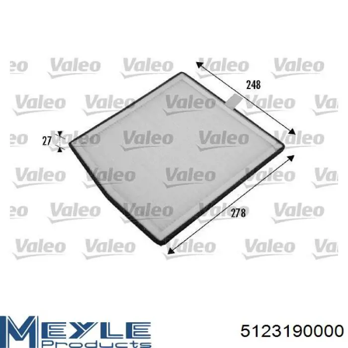 Filtro de polen Mapco 65852