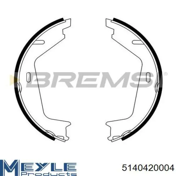 Zapatas de freno de mano Volvo 680629 precio, desde 26,14 EUR