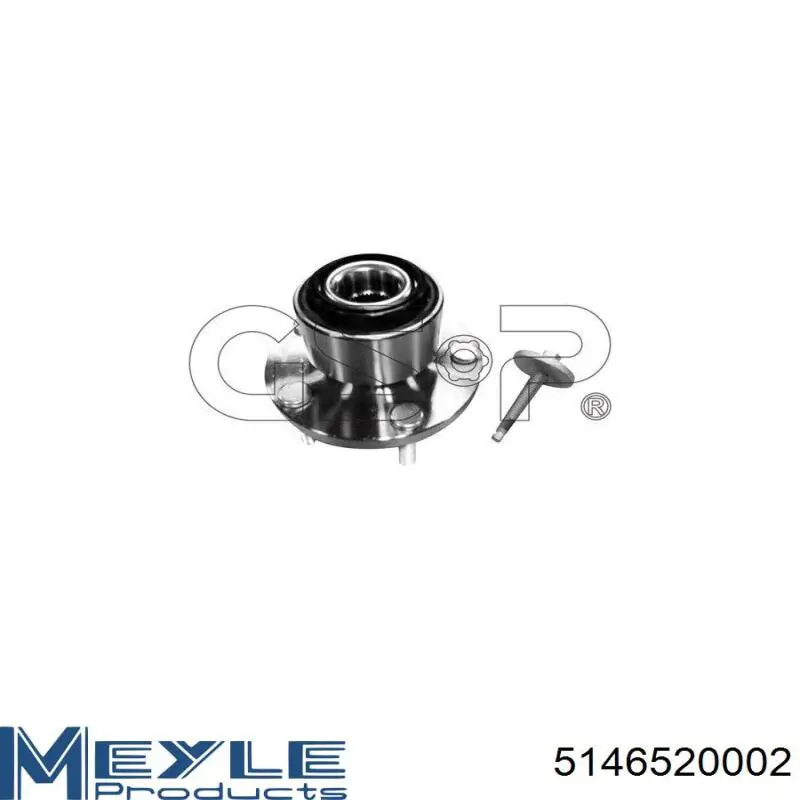 Buje de rueda delantero 5146520002 Meyle