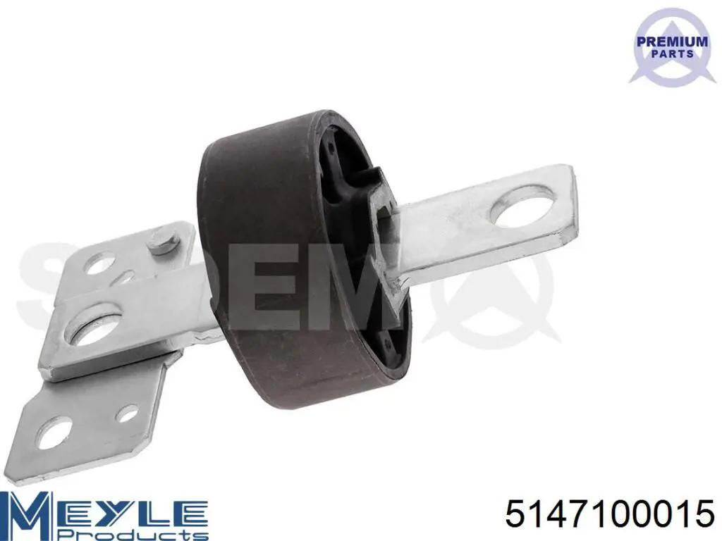 Buje delantero del brazo longitudinal trasero Volvo 31476215