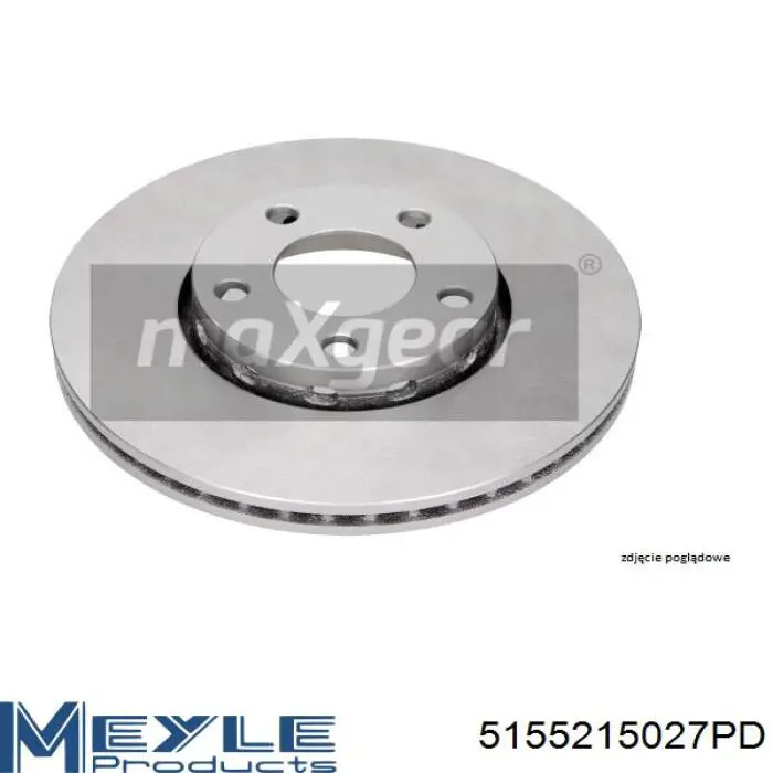 Freno de disco delantero Volvo V40 525, 526