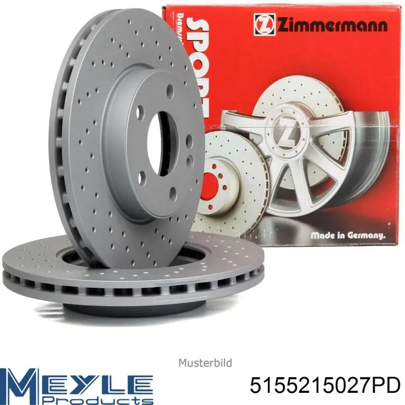 Freno de disco delantero Volvo V40 525, 526