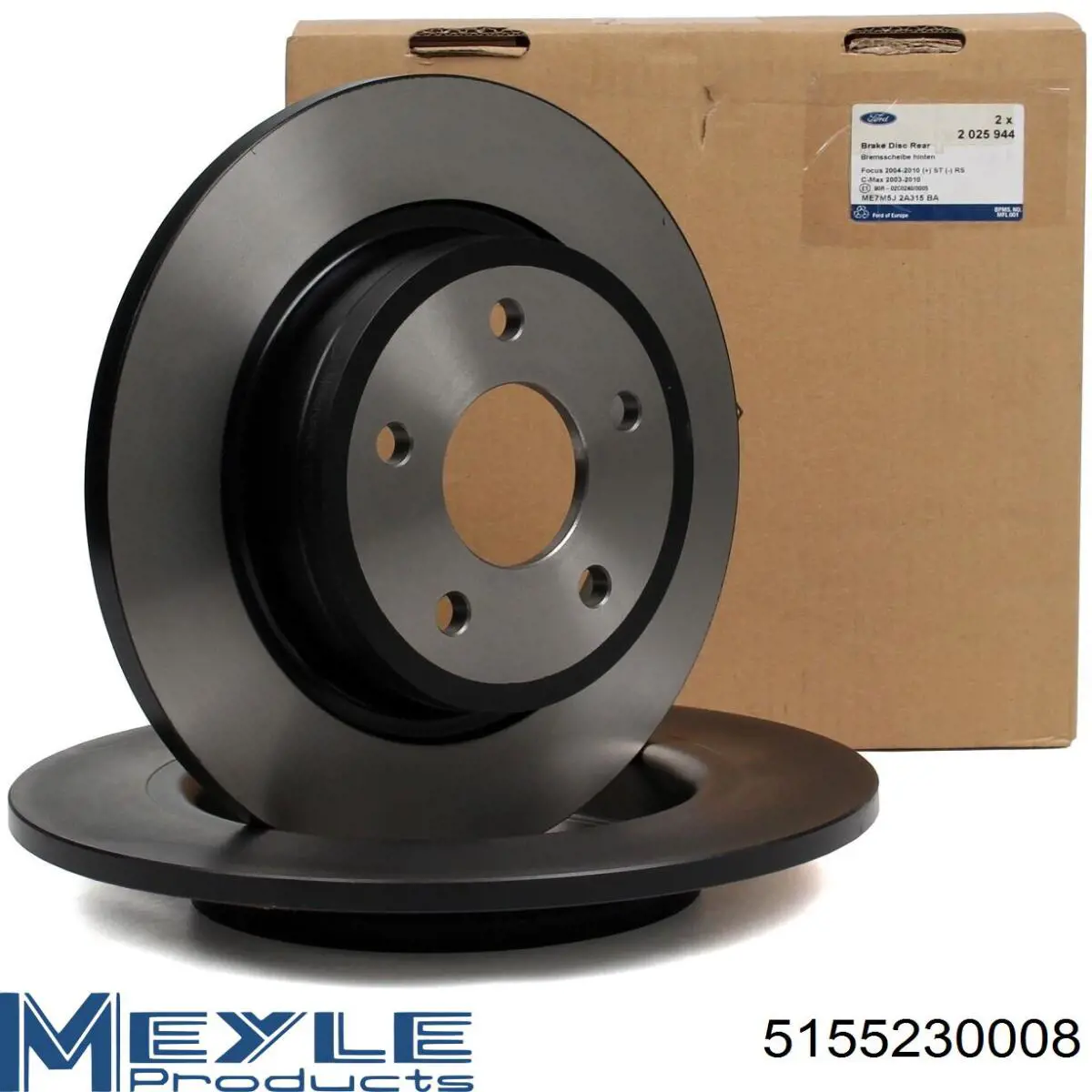 Disco de freno trasero Volvo V40 525, 526