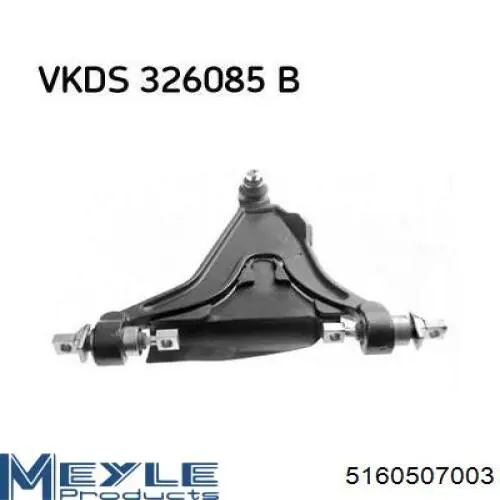 VKDS 326085 B SKF barra oscilante, suspensión de ruedas delantera, inferior izquierda