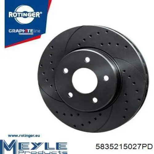 Freno de disco delantero Volvo V40 525, 526