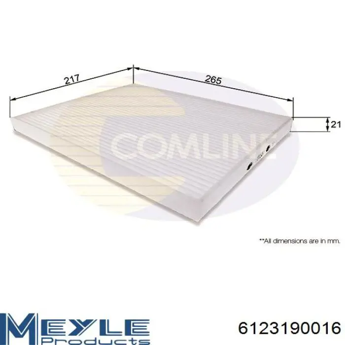 Filtro de habitáculo CAF208401 Open Parts