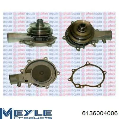 Bomba de agua 90008104 Opel