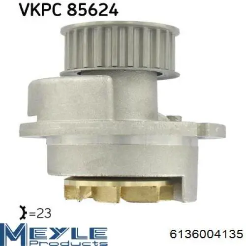 6334036 General Motors Bomba refrigerante coche