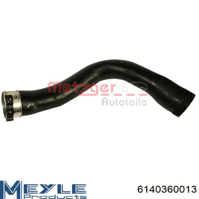 09677 Metalcaucho tubo flexible de aire de sobrealimentación izquierdo