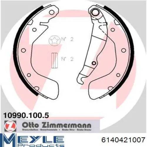 Zapatas de freno de tambor traseras General Motors 93747045 precio, desde 23,40 EUR