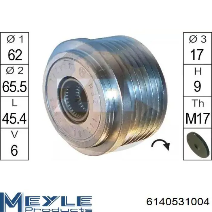 Comprar 3117179J00 Suzuki Rueda libre del alternador