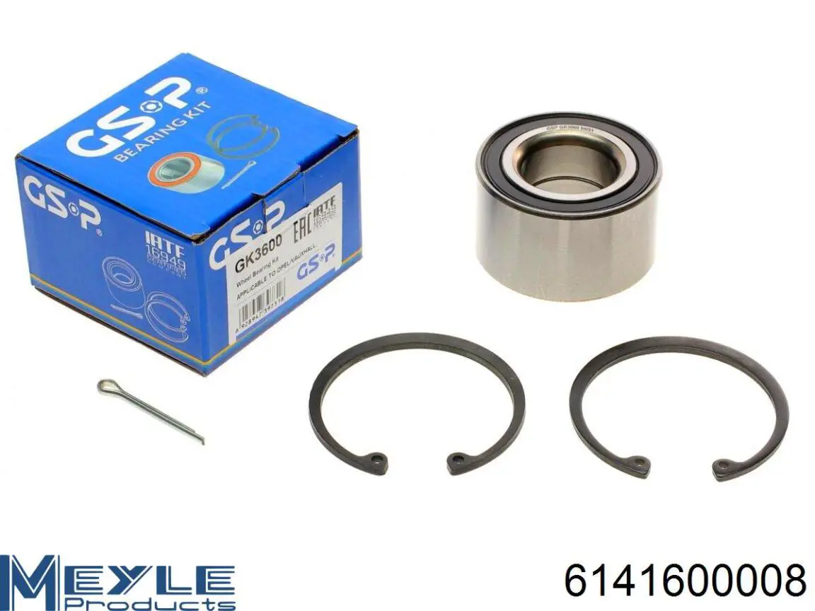 Cojinete de rueda delantero CBK019 Comline