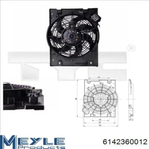 Ventilador de refrigeración Kale 418400