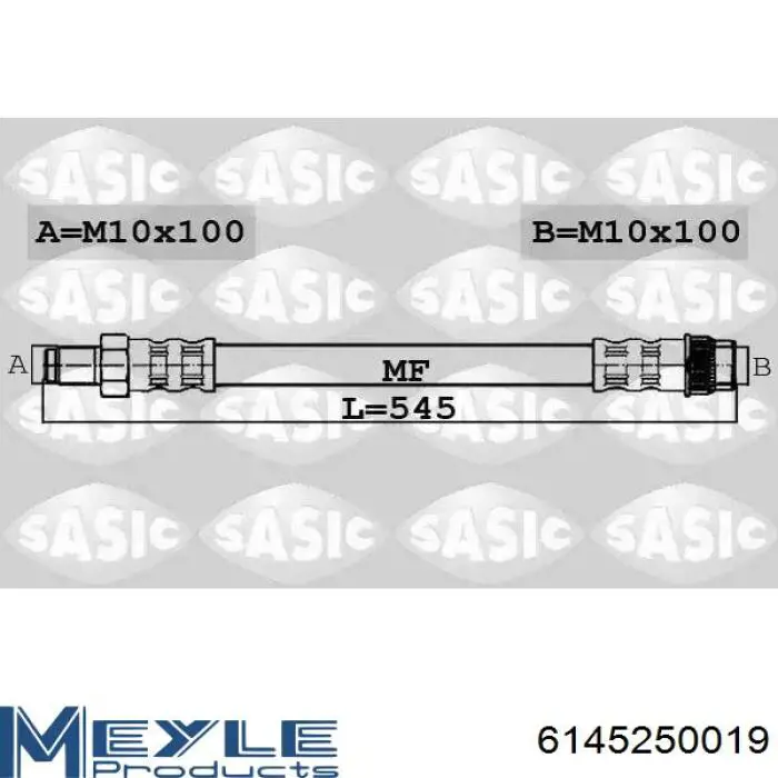 Comprar 4417852 Opel Latiguillos de freno delantero