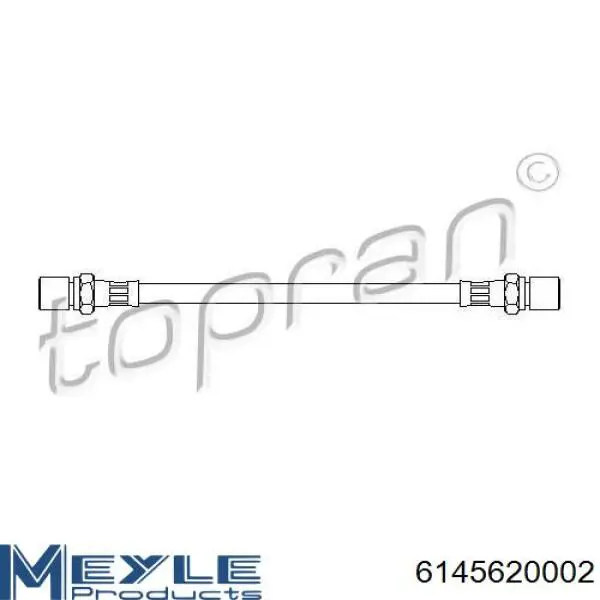 90445758 Opel Manguera de freno trasera