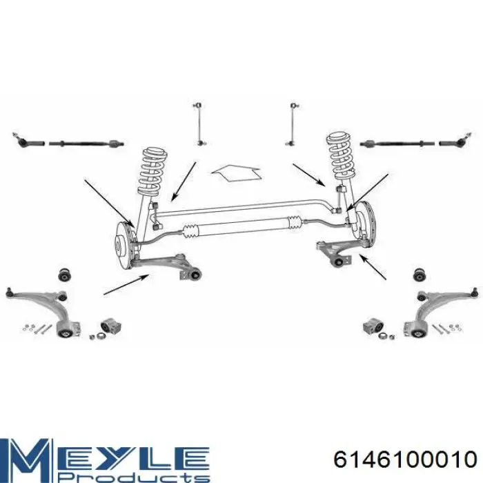 Silentblock del brazo de suspensión 35704 Lemforder