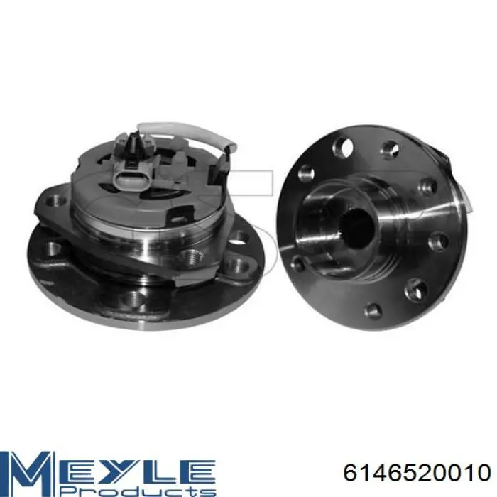 Buje de rueda delantero 6146520010 Meyle