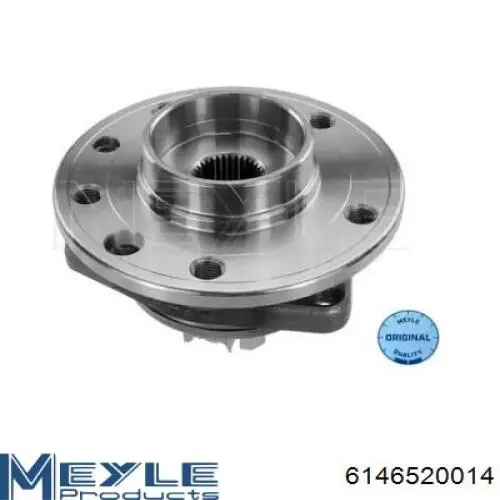 Buje de rueda delantero 6146520014 Meyle