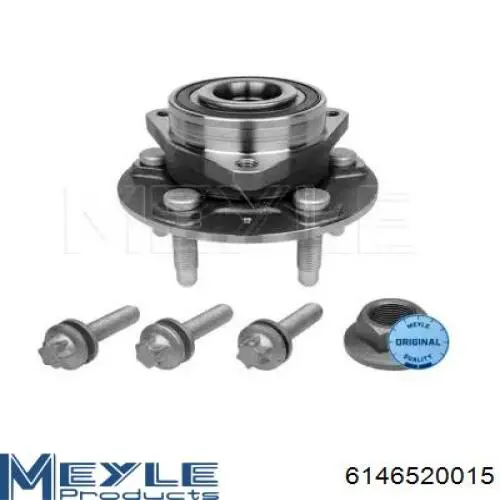 Cubo de rueda trasero KWD1272 Dayco