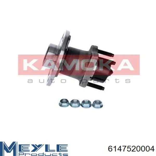 WM877 Metzger Buje de rueda trasero