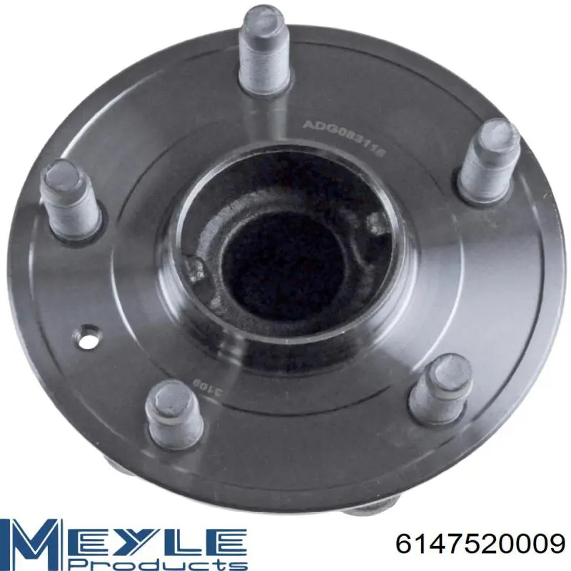 Cubo de rueda trasero OPWB11127 Moog