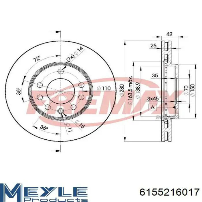 BDA180820 Open Parts Discos