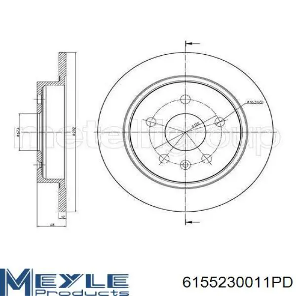 Comprar 569127 General Motors Disco de freno trasero