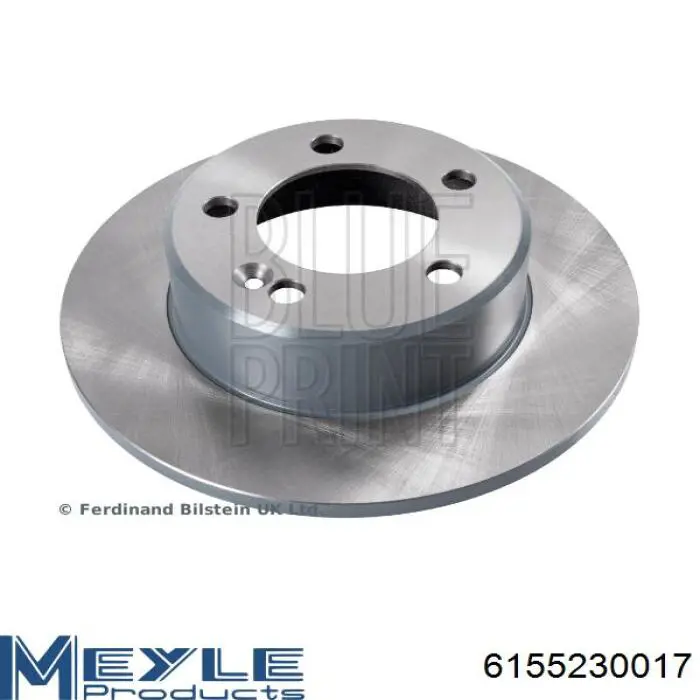 Comprar 6155230017 Meyle Disco de freno trasero