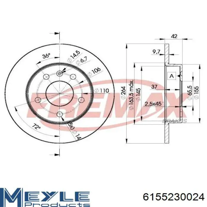 Frenos traseros Jurid/Bendix 562072B