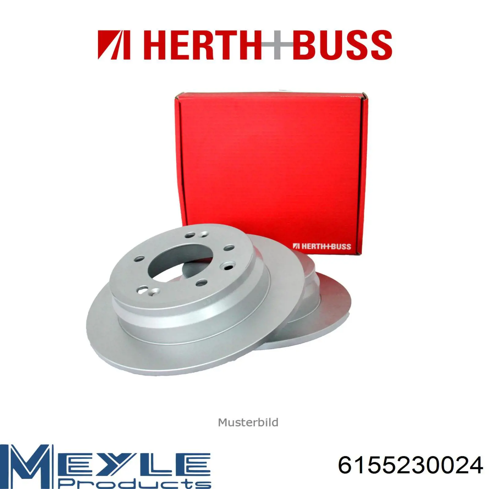 Disco de freno trasero Meyle 6155230024 precio, desde 28,52 EUR