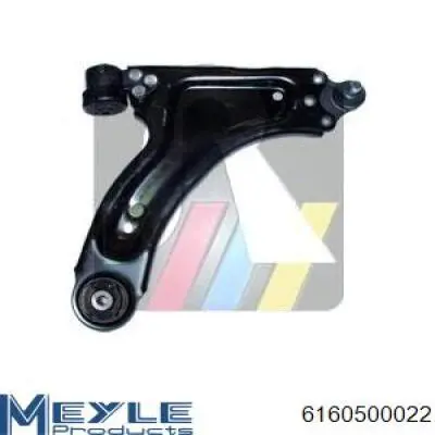 Brazo inferior derecho de la suspensión delantera 93338569 Opel