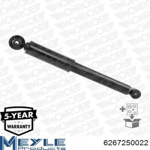 Amortiguador trasero Meyle 6267250022 precio, desde 39,82 EUR