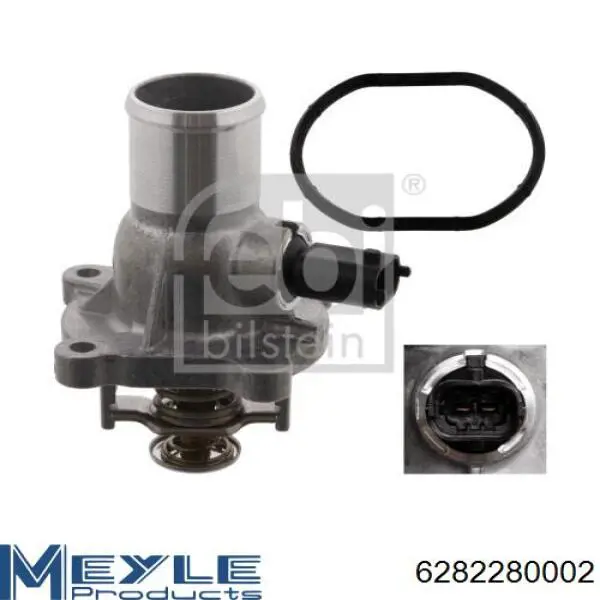 Meyle 628 228 0002 - Termostato Per Motore E Radiatore - Ricambio Auto Compatibile Con Opel, Alfa Romeo 159 - Sostituzione OE 24405922, 6338018